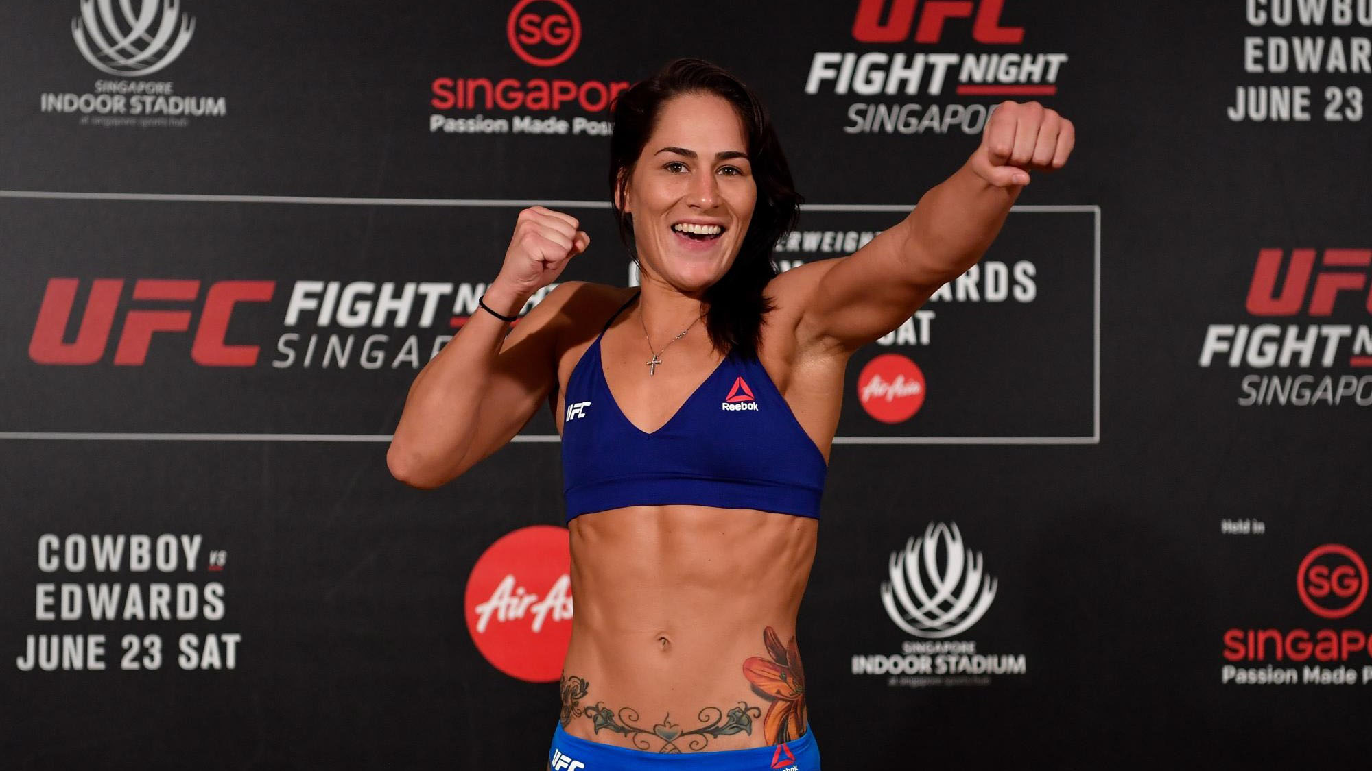 Jessica Jo-Anne Eye (born July 27, 1986) is an American professional mixed martial artist. She competes as a flyweight in the Ultimate Fighting Champi...